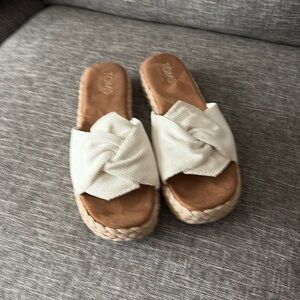 White Tom’s Sandals